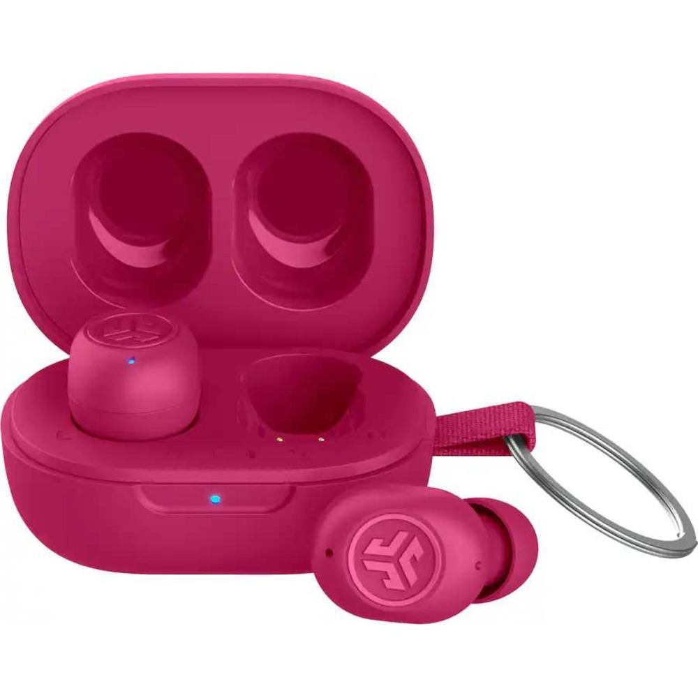 JLab JBuds Mini True Wireless Earbuds Dark Pink Smallest Fit Ever NEW IN BOX - Picture 4 of 9